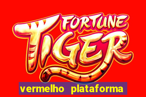 vermelho plataforma de jogos